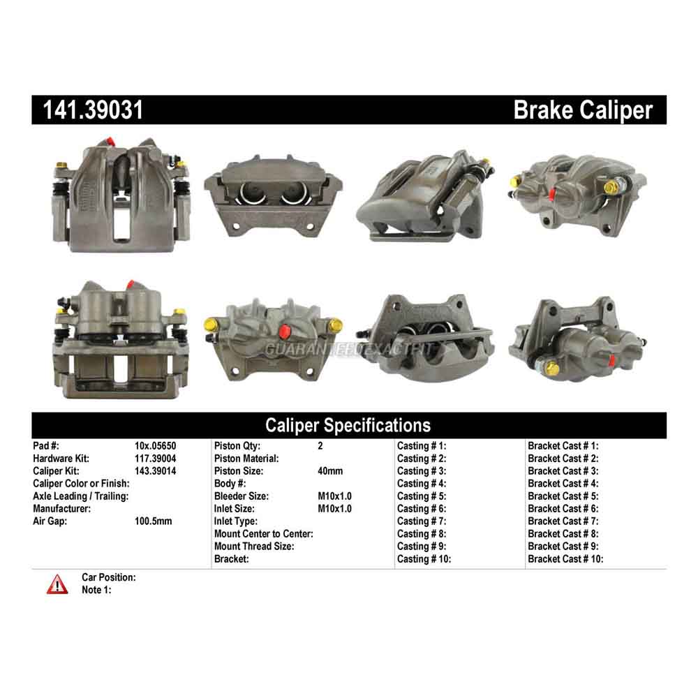 1987 Volvo 780 Brake Caliper