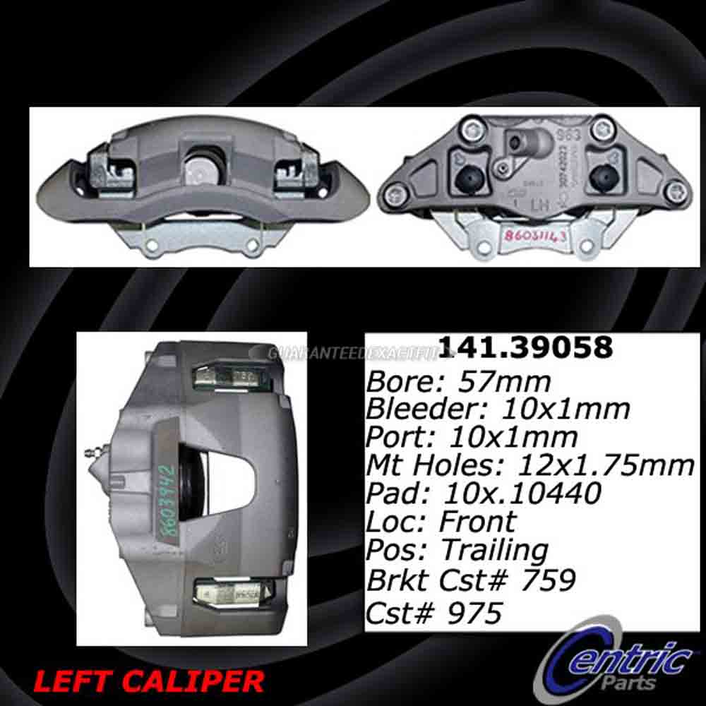 2012 Volvo C70 Brake Caliper