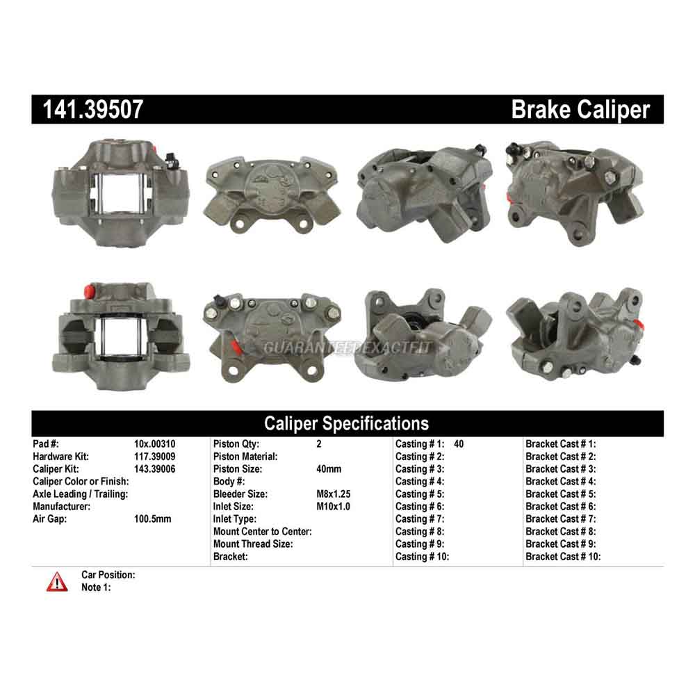 1991 Volvo 940 Brake Caliper