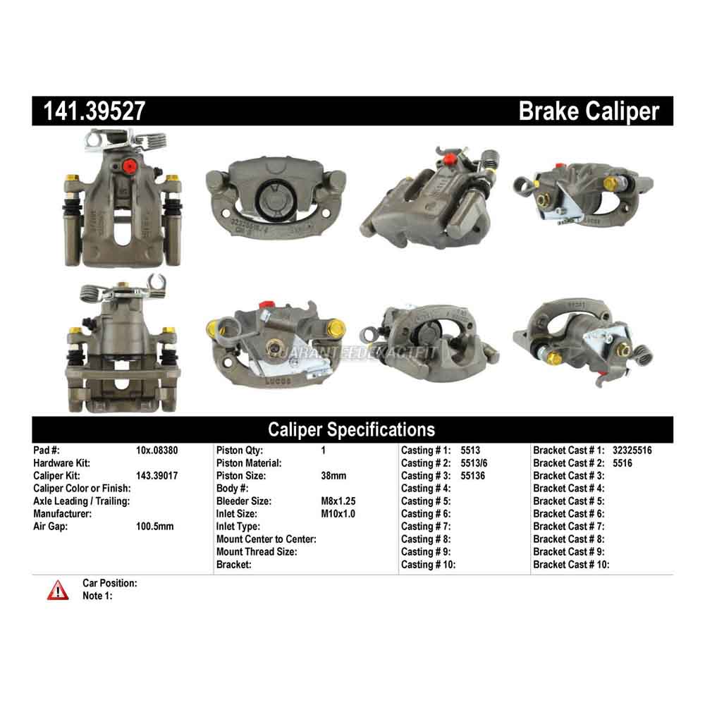 2000 Volvo S40 Brake Caliper