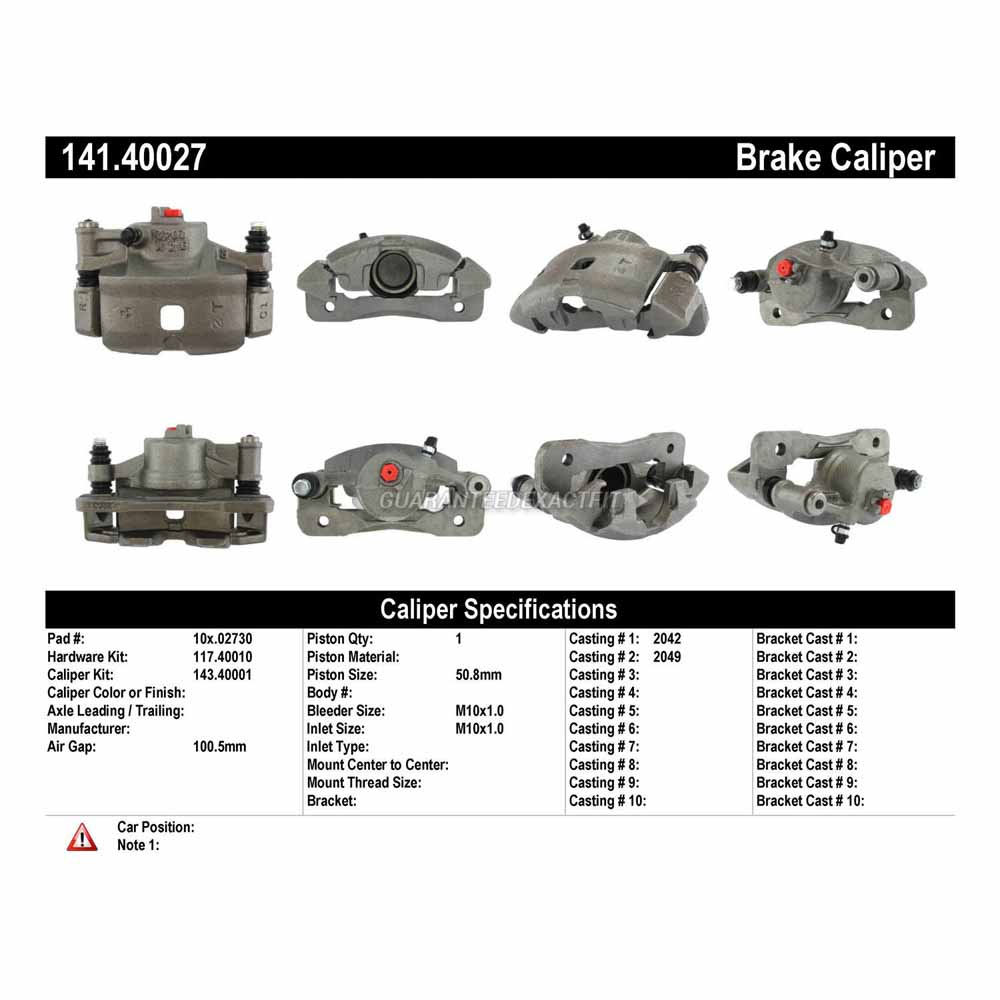 1988 Honda CRX Brake Caliper