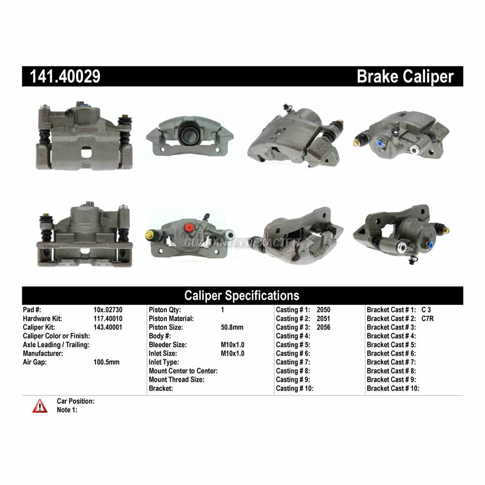 2000 Honda Civic Brake Caliper