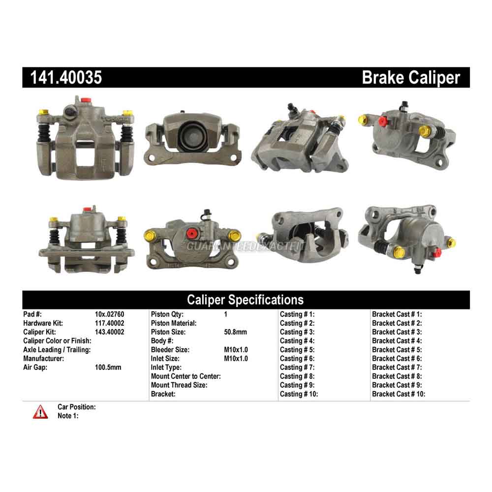 1987 Honda Civic Brake Caliper