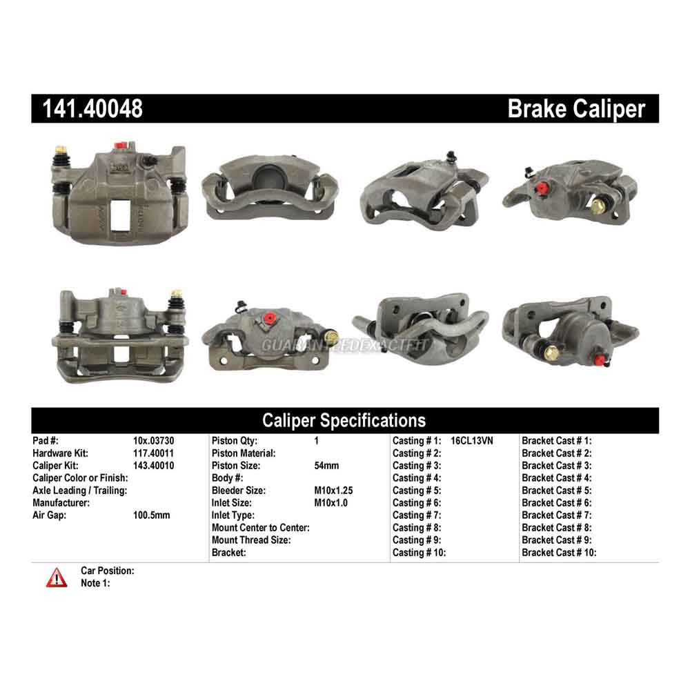 1990 Honda CRX Brake Caliper