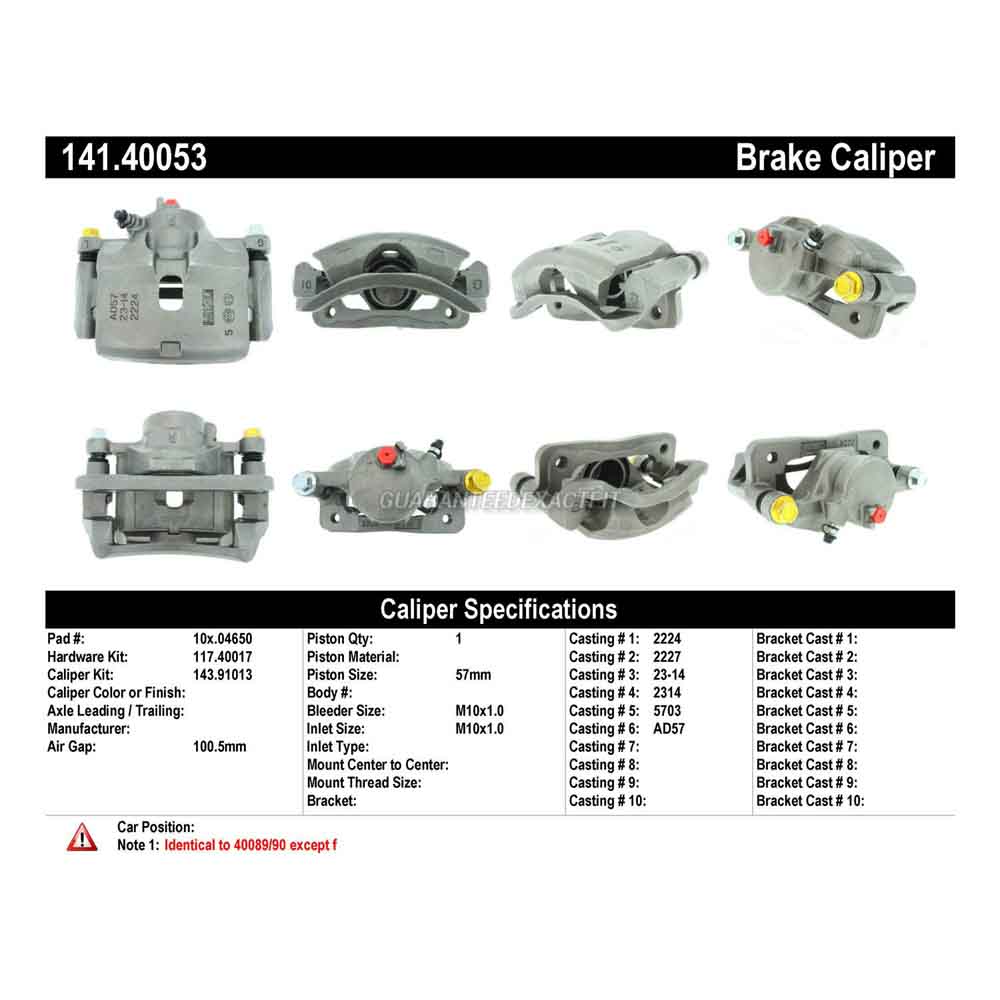 1998 Acura CL Brake Caliper