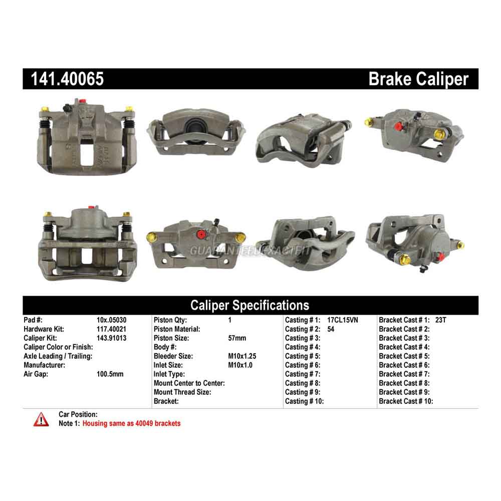 2000 Honda Prelude Brake Caliper