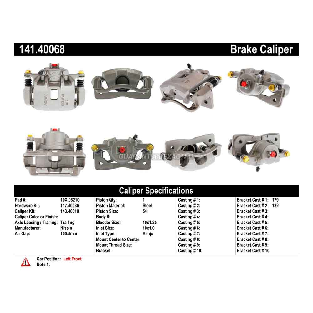 2003 Acura RSX Brake Caliper