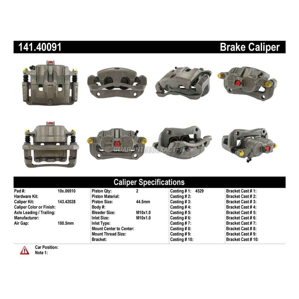 2004 Acura MDX Brake Caliper