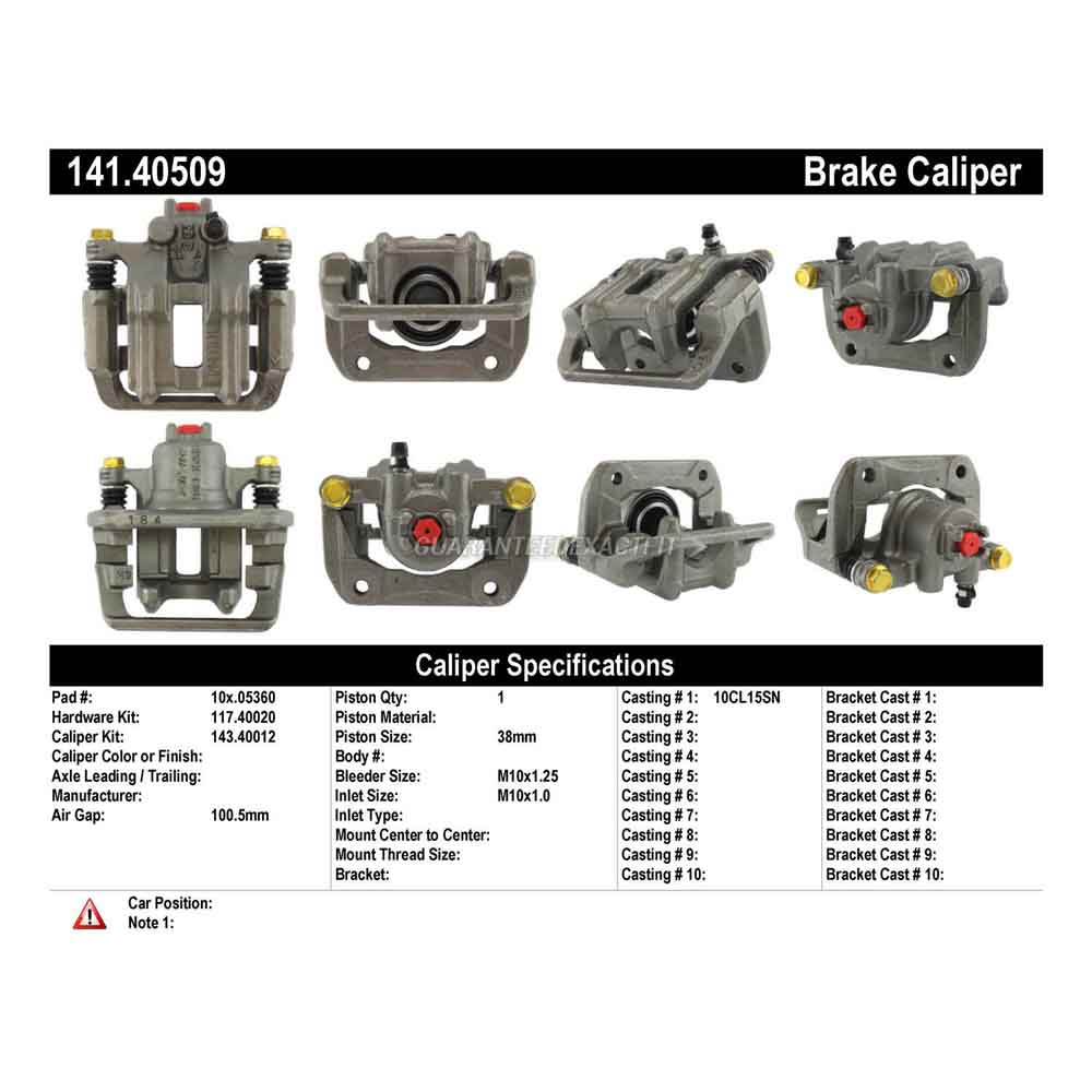 2004 Honda CR-V Brake Caliper