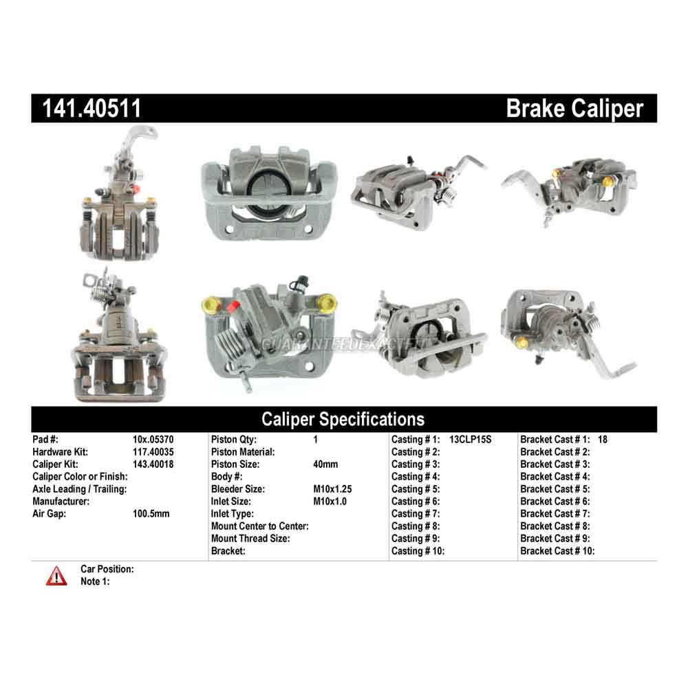 2000 Honda S2000 Brake Caliper