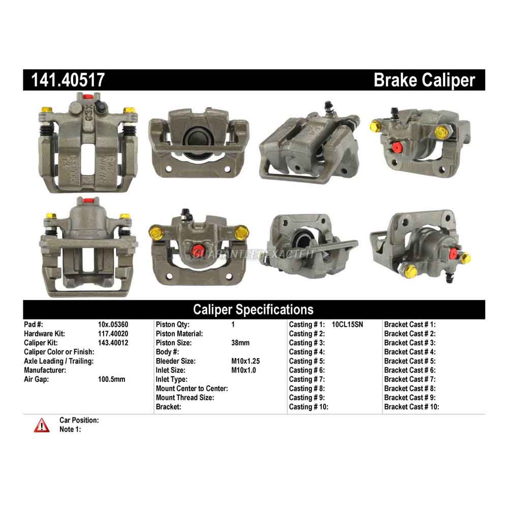 2000 Acura RL Brake Caliper