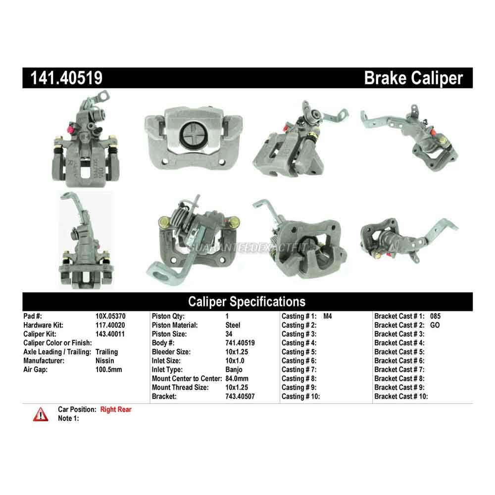 1993 Honda Accord Brake Caliper