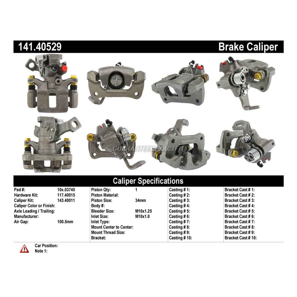 1991 Honda Prelude Brake Caliper