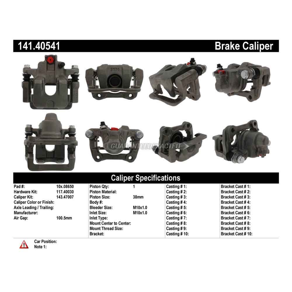2003 Honda Odyssey Brake Caliper