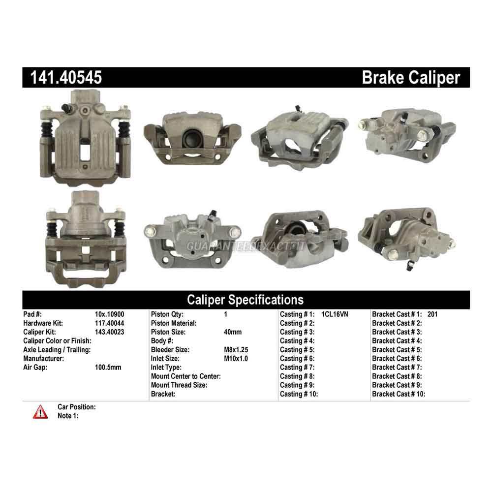 2012 Acura RL Brake Caliper