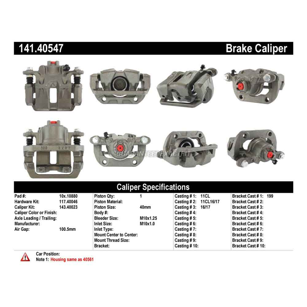 2009 Honda Odyssey Brake Caliper