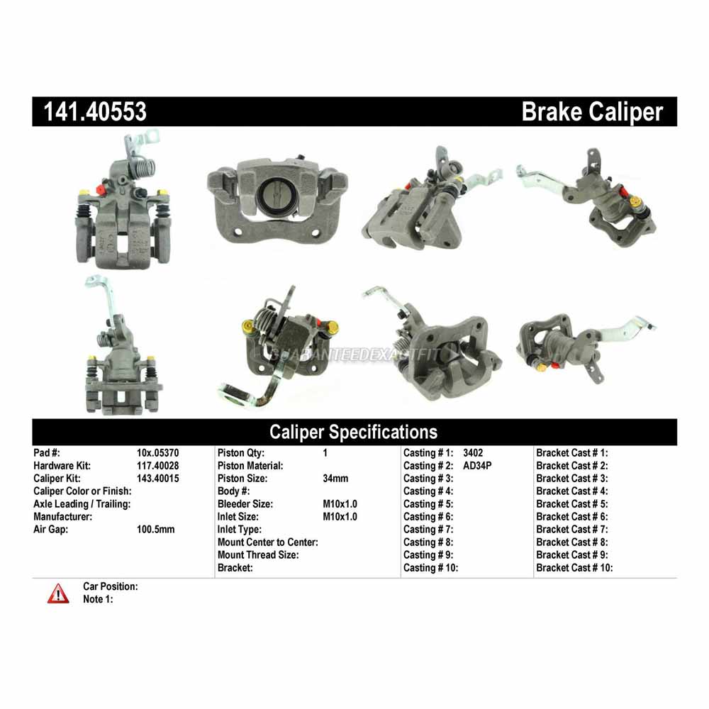1998 Acura CL Brake Caliper