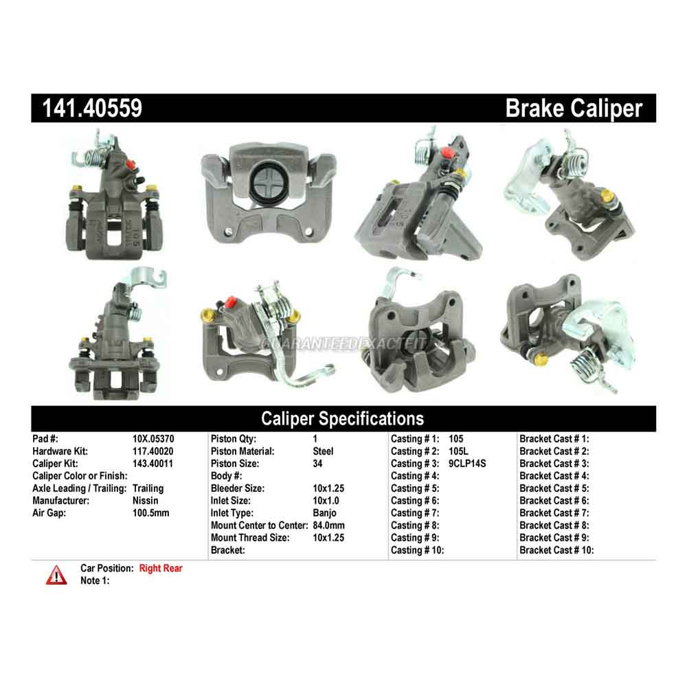 2005 Honda Accord Brake Caliper