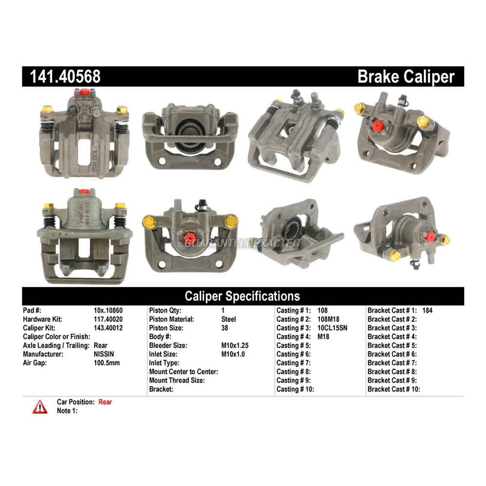 2011 Honda CR-V Brake Caliper