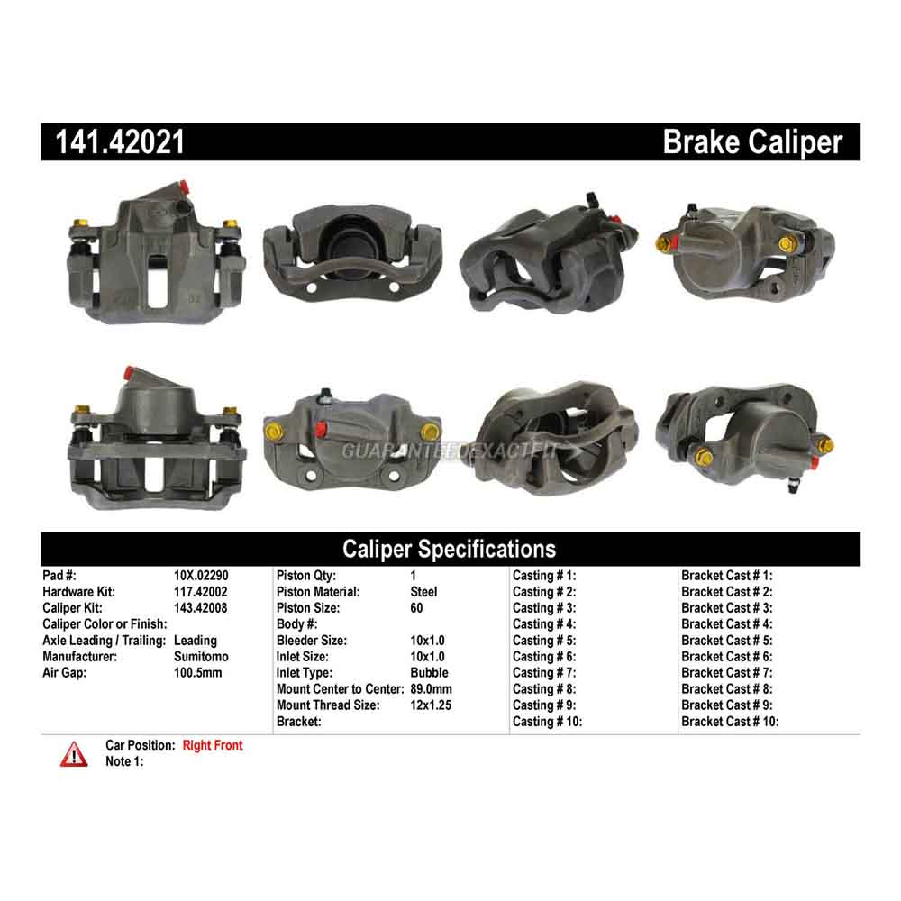 1982 Nissan 280ZX Brake Caliper