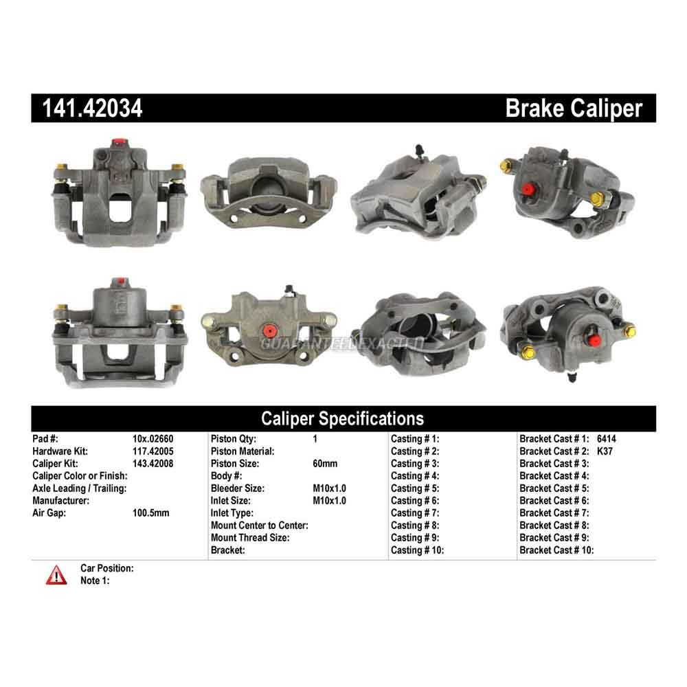 1992 Nissan D21 Brake Caliper