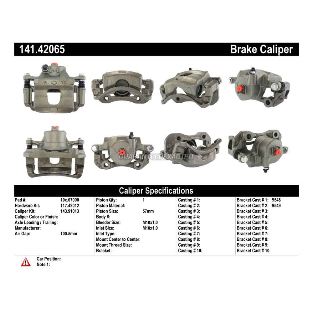 1992 Nissan 240SX Brake Caliper