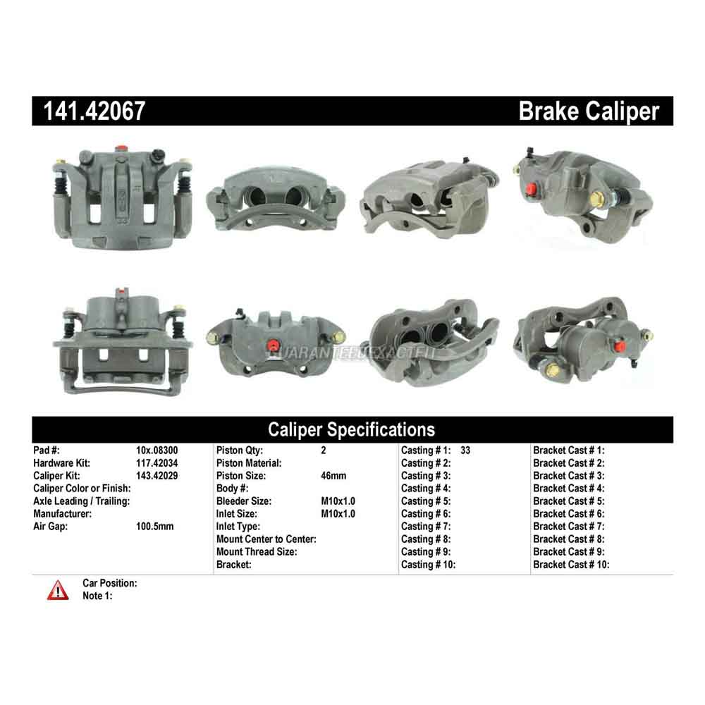 2003 Nissan Frontier Brake Caliper