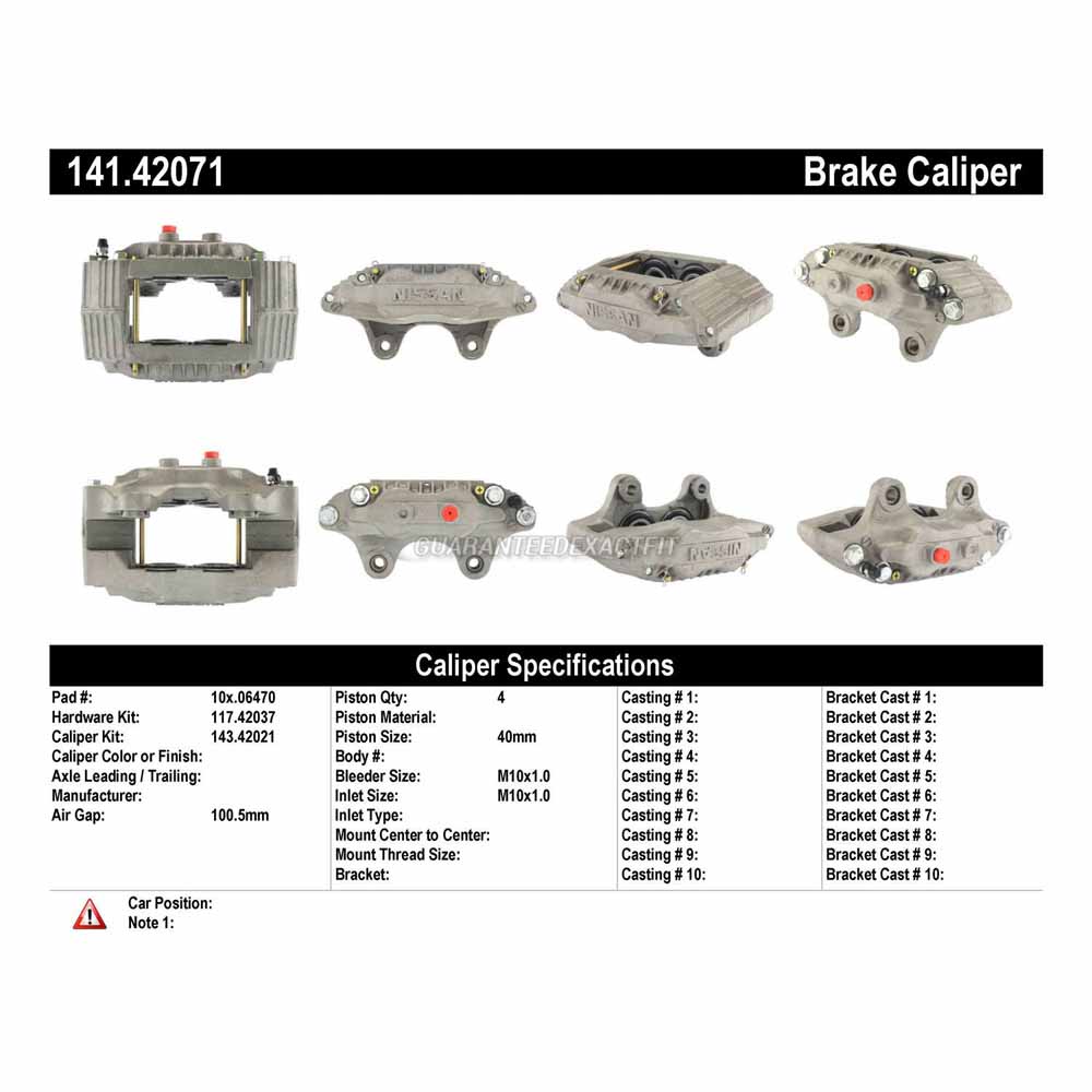 1990 Nissan 300ZX Brake Caliper