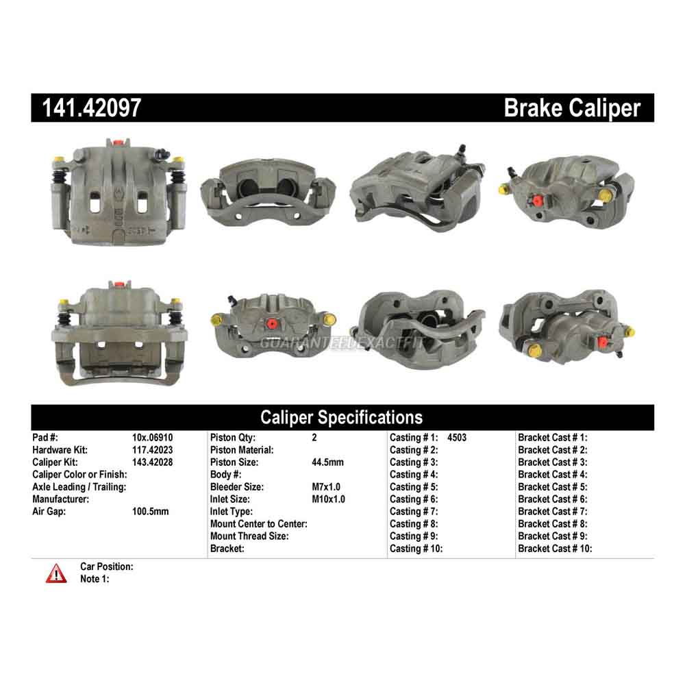 1996 Nissan Pathfinder Brake Caliper