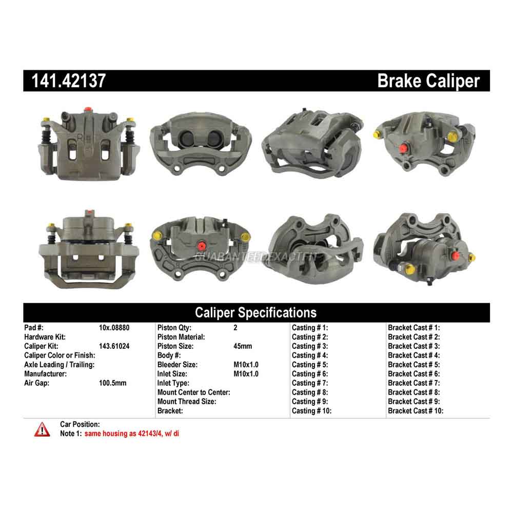 2006 Infiniti G35 Brake Caliper