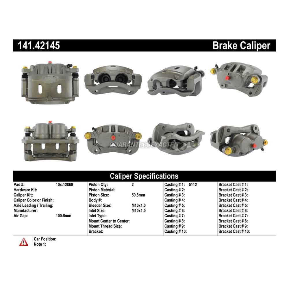 2017 Nissan Armada Brake Caliper