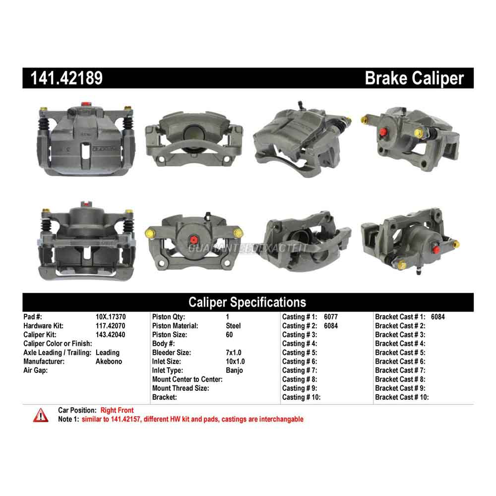 2018 Nissan Rogue Brake Caliper