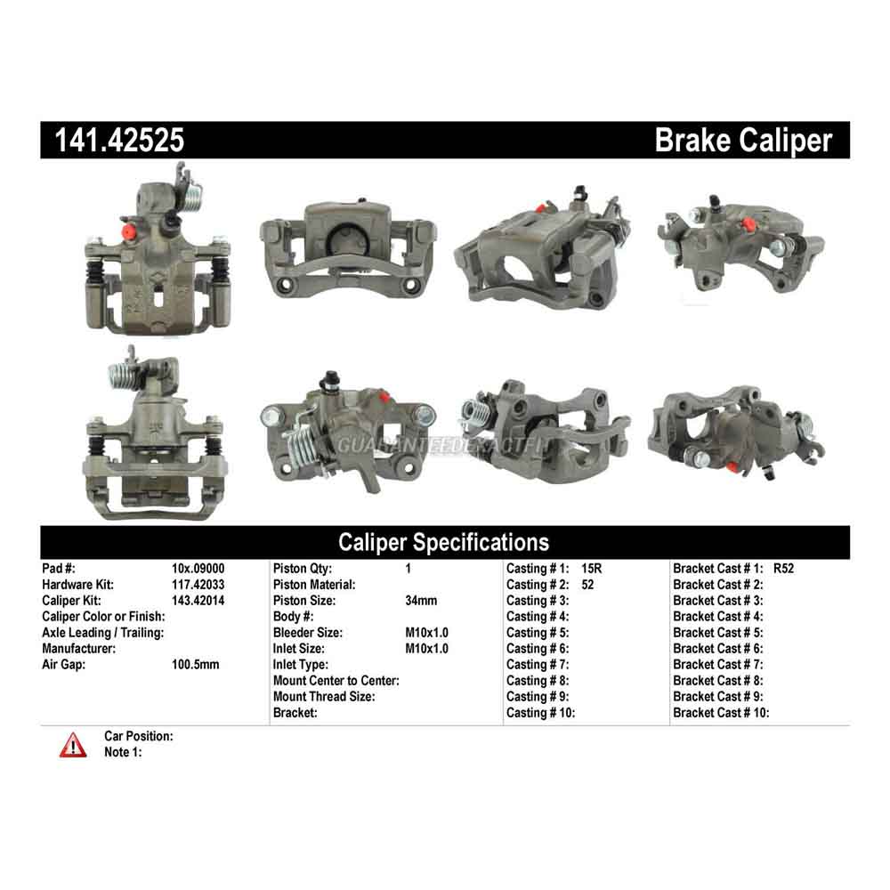 2000 Infiniti G20 Brake Caliper