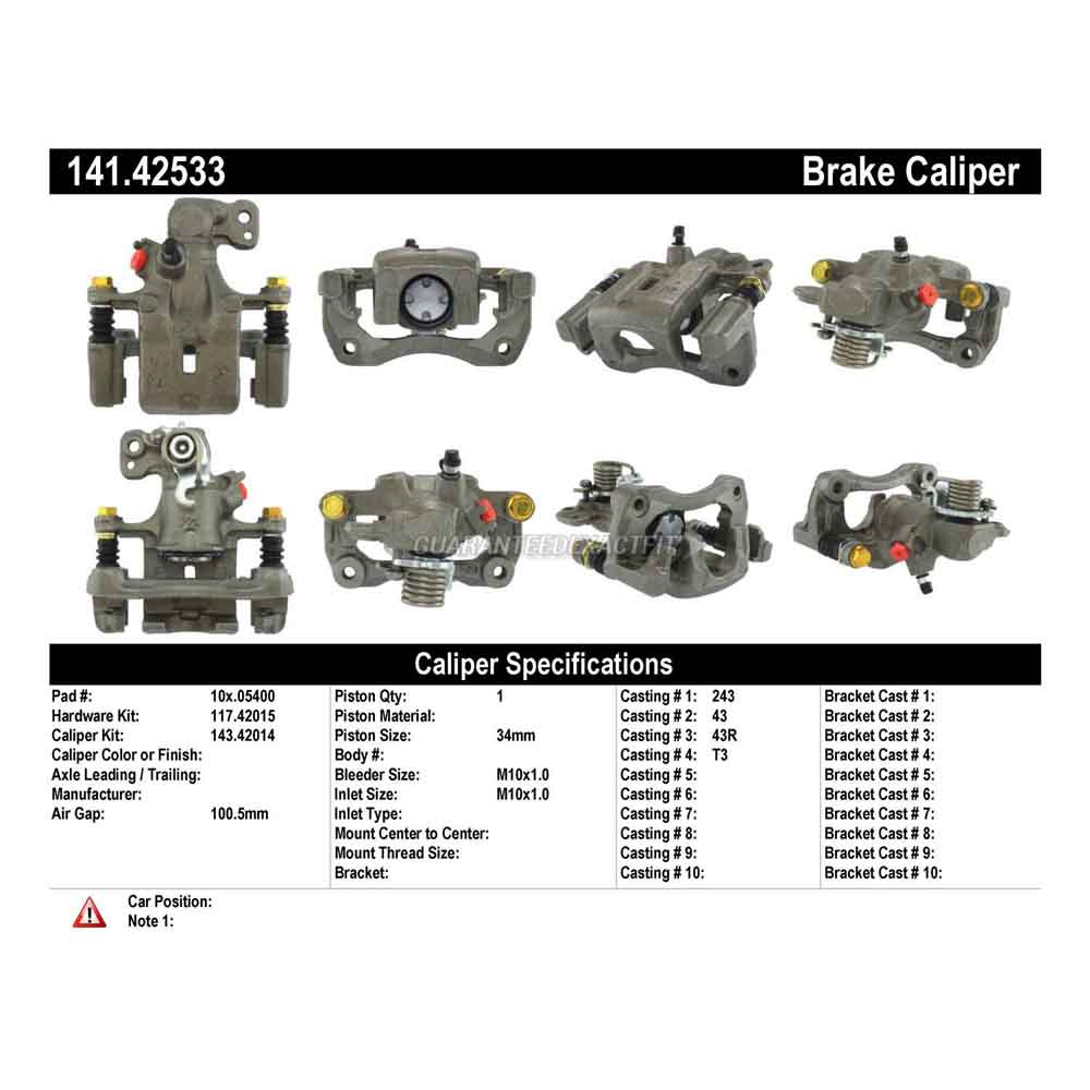 2000 Nissan Altima Brake Caliper