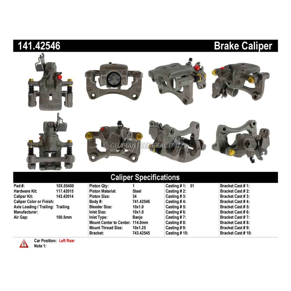 2000 Nissan Maxima Brake Caliper