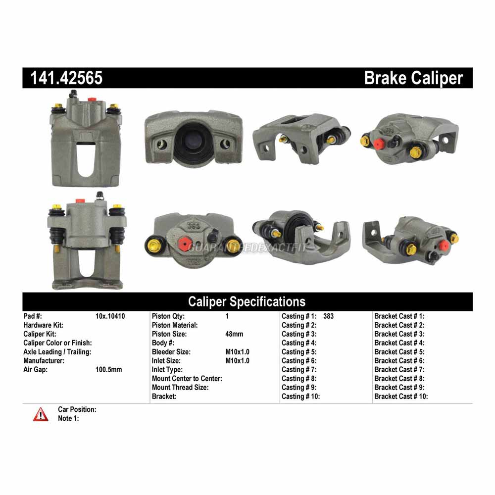 2012 Nissan Armada Brake Caliper