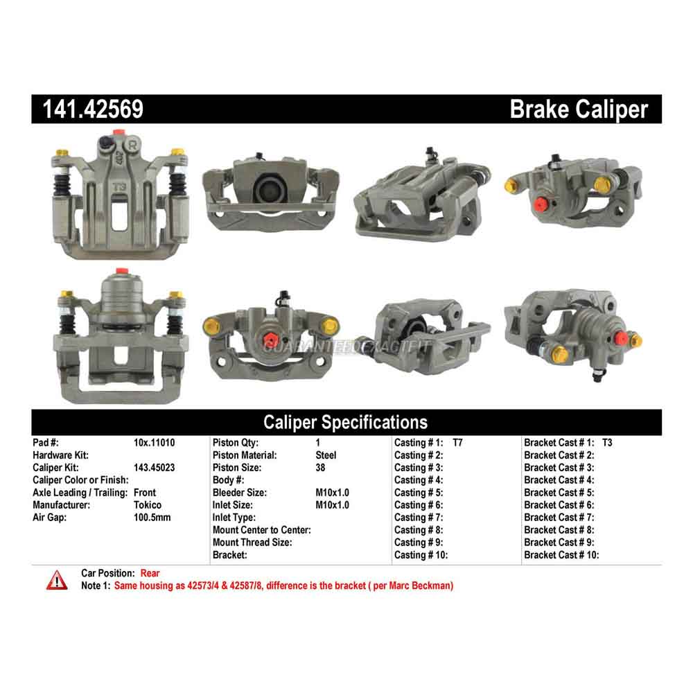 2004 Nissan Pathfinder Brake Caliper