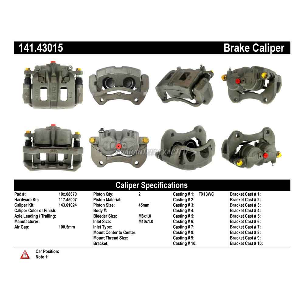 2004 Isuzu Rodeo Brake Caliper
