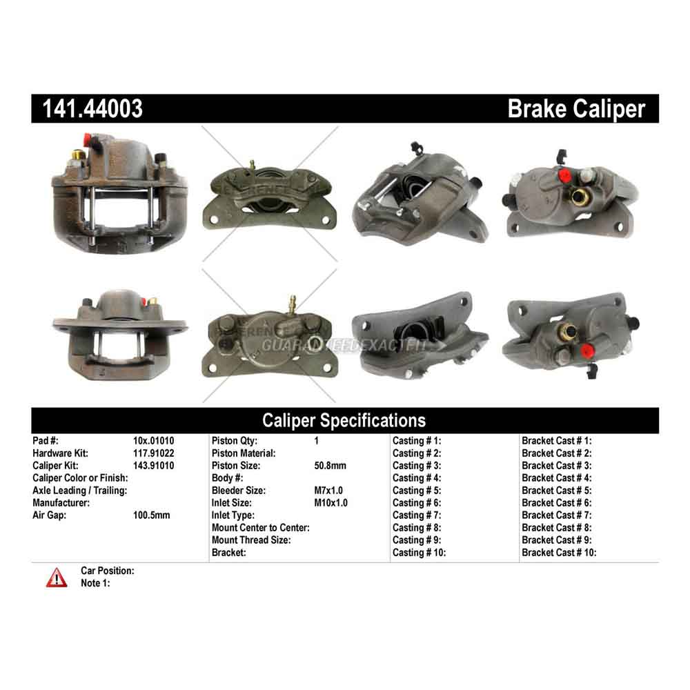 1982 Toyota Corolla Brake Caliper