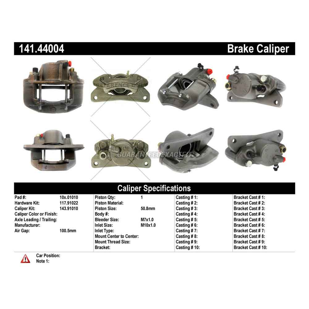 1982 Toyota Corolla Brake Caliper