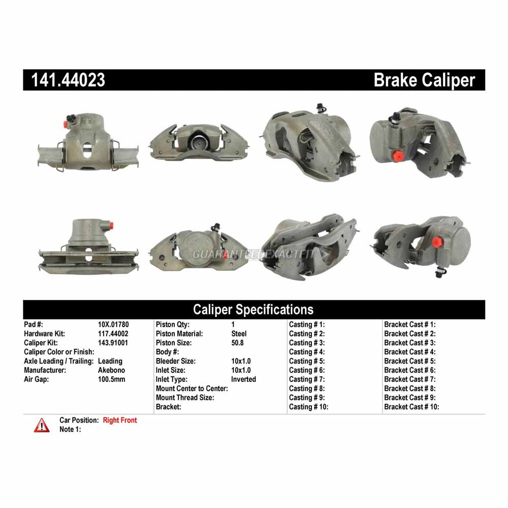 1976 Toyota Corolla Brake Caliper