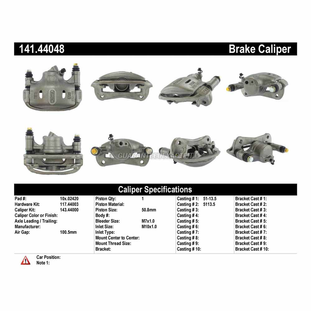 1987 Chevrolet Nova Brake Caliper