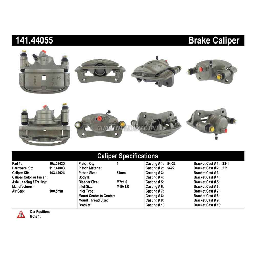 1987 Toyota Celica Brake Caliper