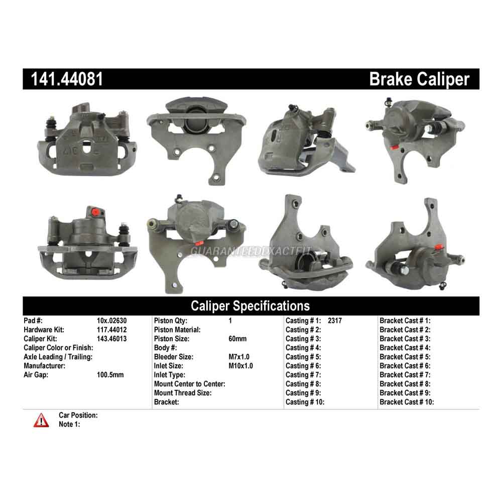 1987 Toyota Van Brake Caliper