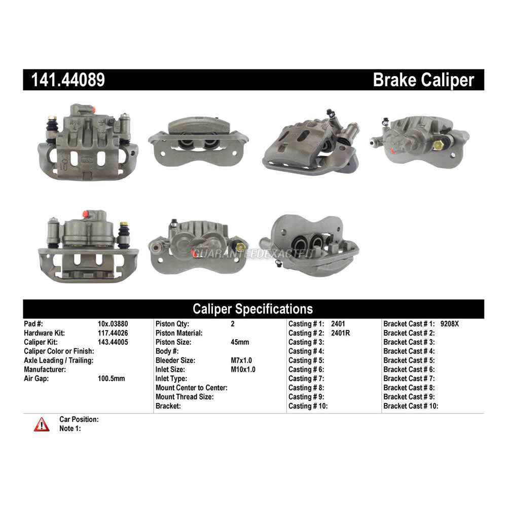 1987 Toyota Van Brake Caliper