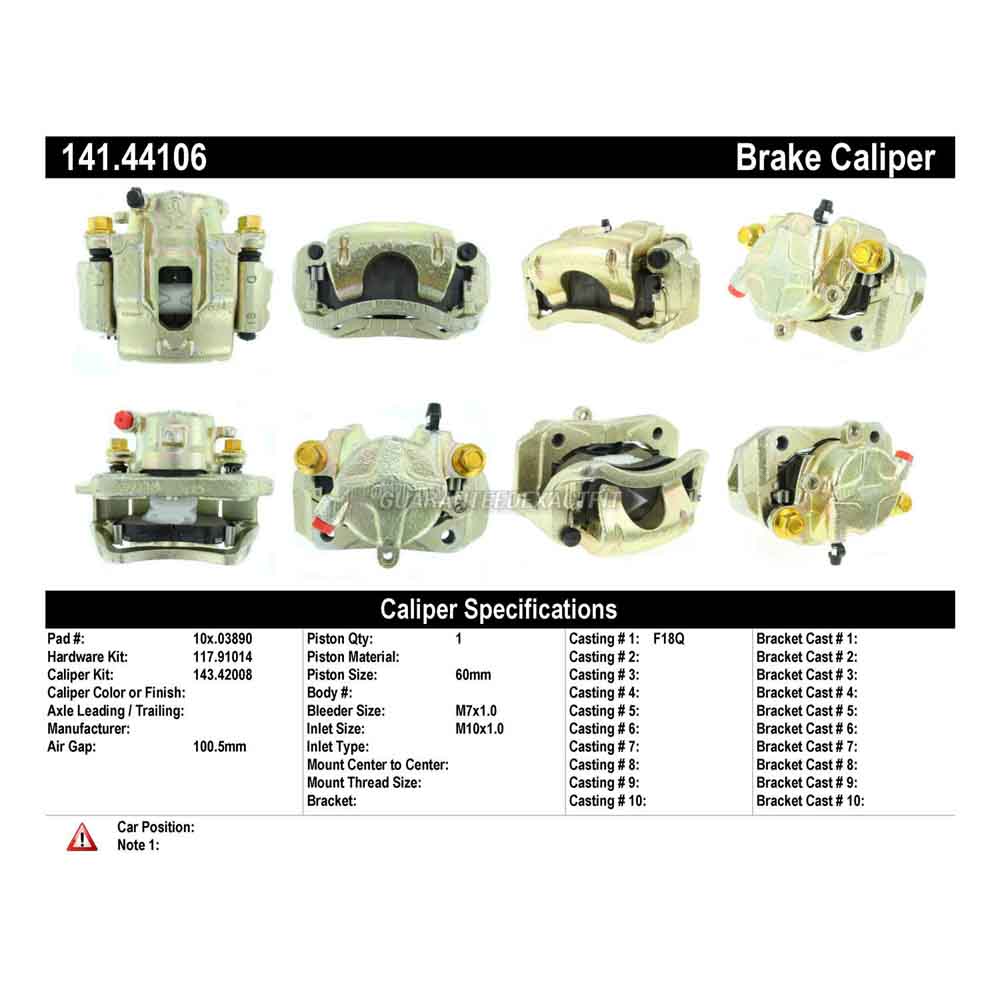 1993 Toyota Pick-up Truck Brake Caliper