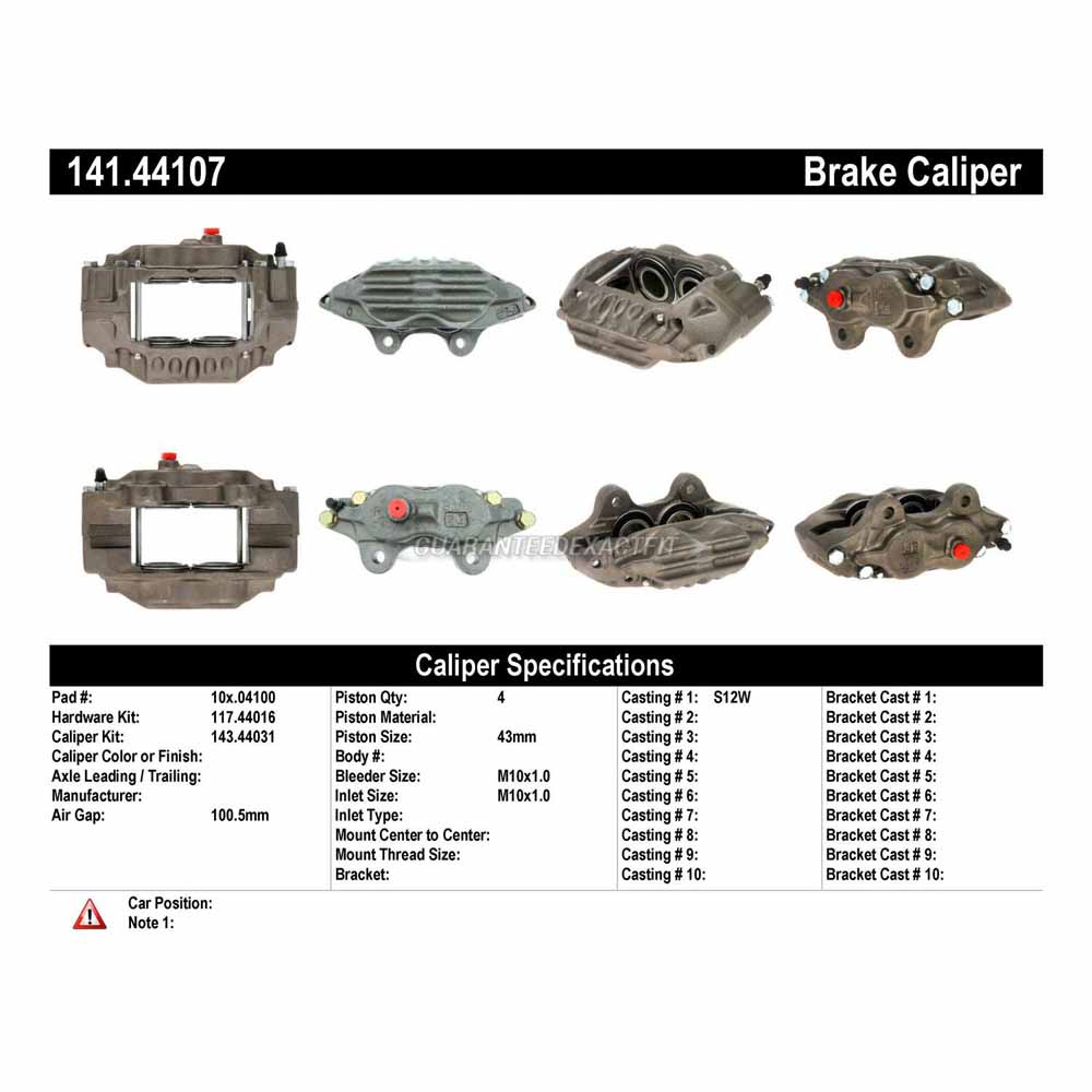 1991 Toyota 4Runner Brake Caliper