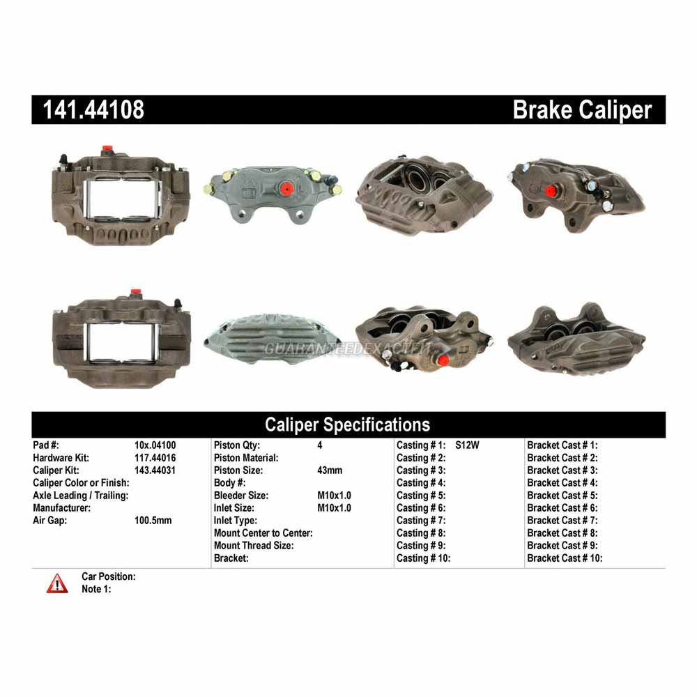 1990 Toyota 4Runner Brake Caliper