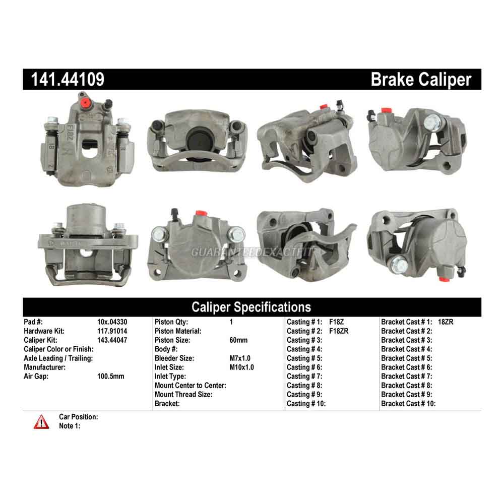 1995 Toyota Tacoma Brake Caliper