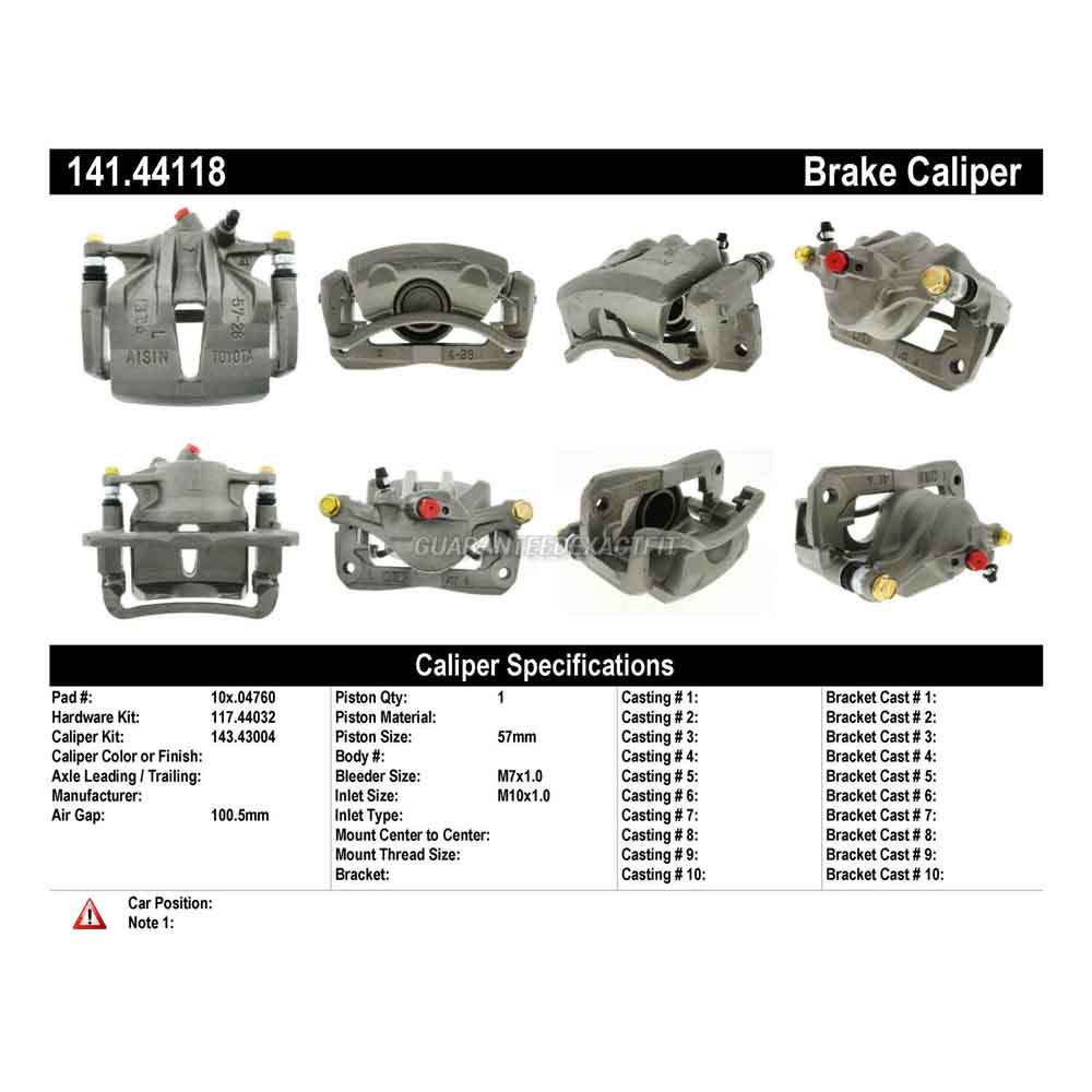 1993 Lexus ES300 Brake Caliper
